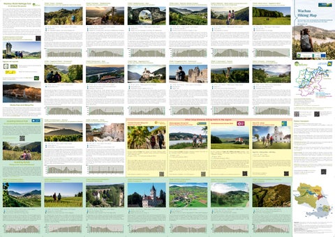 Wachau Hiking Map 2025