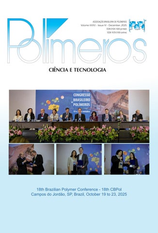 Polímeros: Ciência e Tecnologia (Polimeros) 4th. issue, vol. 35, 2025