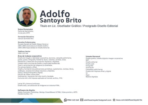 DG ADOLFO SANTOYO BRITO 2026