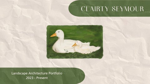 Landscape Architecture Portfolio