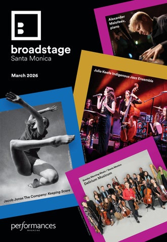 Performances Magazine | BroadStage, March 2026