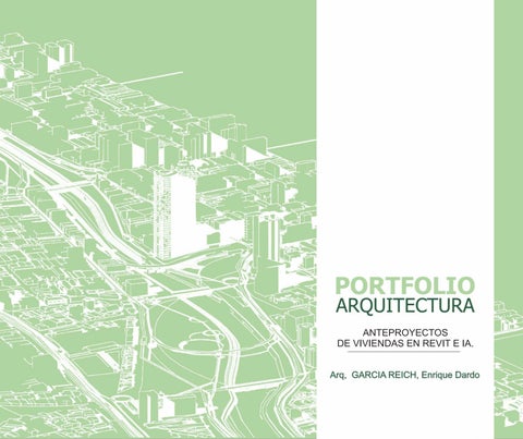 PORTFOLIO DE TRABAJOS: ANTEPROYECTOS DE VIVIENDAS EN REVIT E INTELIGENCIA ARTIFICIAL..