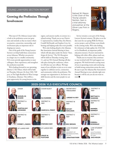 The Arkansas Lawyer 冬季 2026 第 11 页