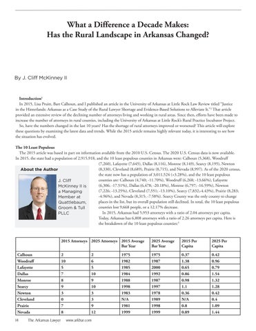 The Arkansas Lawyer 冬季 2026 第 16 页