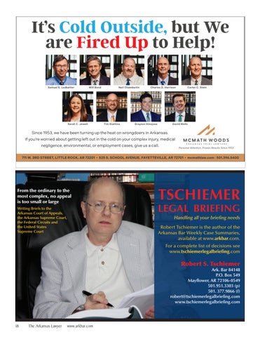 The Arkansas Lawyer 冬季 2026 第 20 页