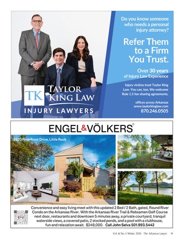 The Arkansas Lawyer 冬季 2026 第 21 页