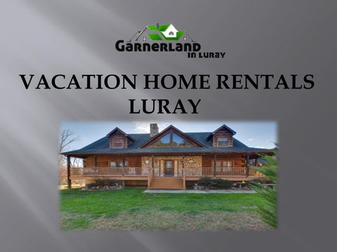 Vacation home rentals Luray