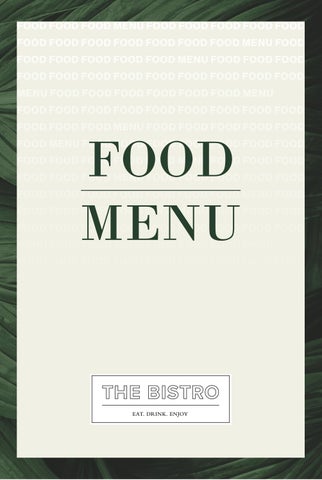 Canterbury | Bistro Menu 2026