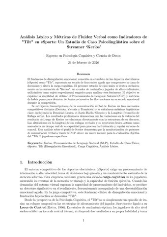 Análisis Léxico de Kerios