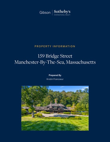 159 Bridge Street | Property Information Packet
