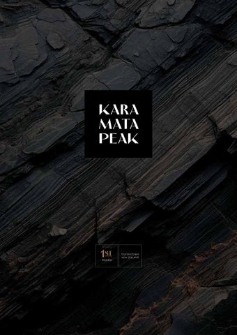 Karamata Peak Brochure