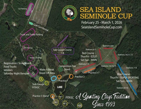 2026 Sea Island Seminole Cup Map