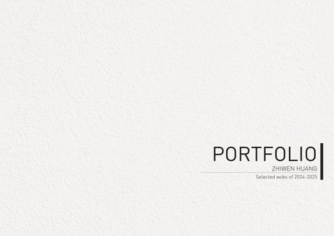 Personal Portfolio_Zhiwen