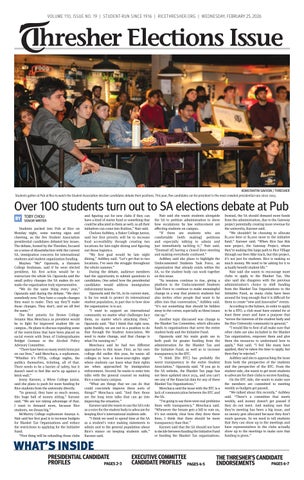 The Rice Thresher: Election Issue | Wednesday, February 25, 2026