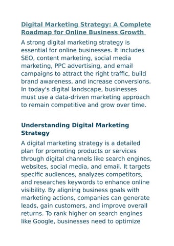 simran digital marketing strategy