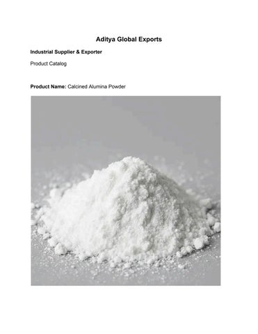 Calcined Alumina Powder Supplier