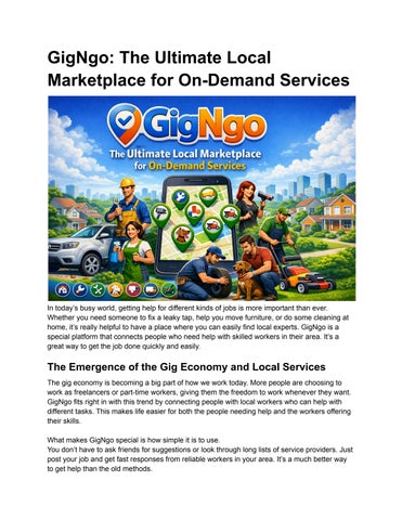 GigNgo_ The Ultimate Local Marketplace for On-Demand Services