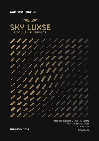 Sky Luxse Rent A Car Dubai – Driving Luxury Redefined