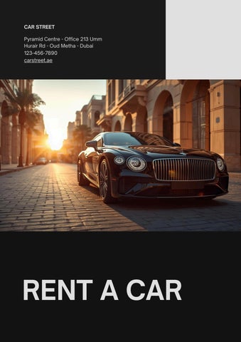Affordable Rent A Car in Oud Metha – CarStreet.ae