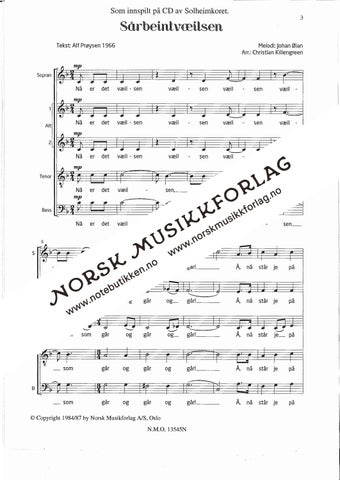 NMO13545N Sårbeintvæilsen SATB