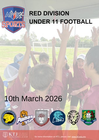 AIMS Red Division Under 11 Football 
