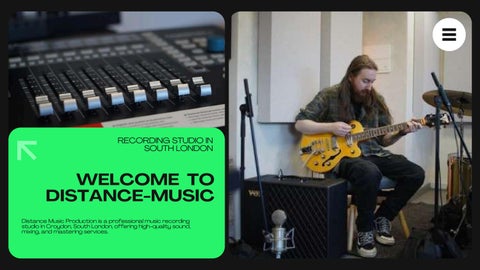 Professional Recording Studio in South London