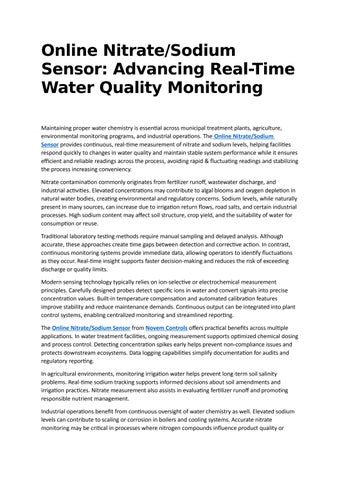 Online Nitrate blog submission