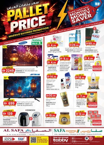 PALLET PRICE_ 26TH FEBRUARY 2026_Al Safa & Safa Express Al Ain Edition - K.M. TRADING