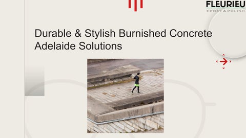 Durable & Stylish Burnished Concrete Adelaide Solutions
