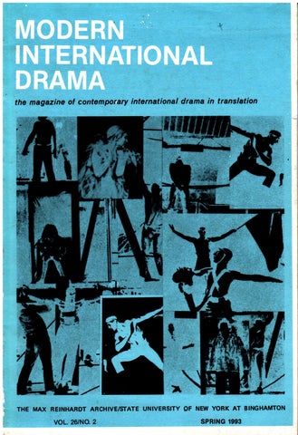 1993 MYSTIBLU RRP y CP THOMAS MODERN INTERNATIONAL DRAMA