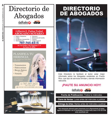 Directorio de Abogados 