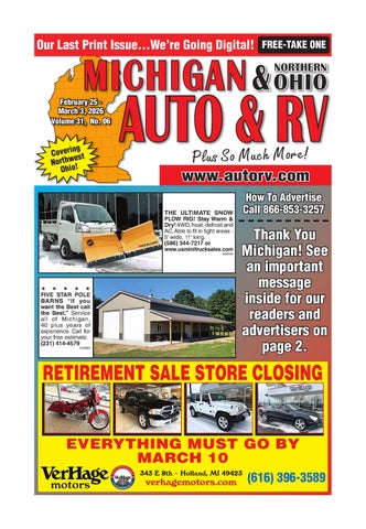 Michigan Auto & RV - February 25, 2026