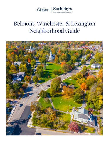 Belmont_Lexington_Winchester Neighborhood Guide