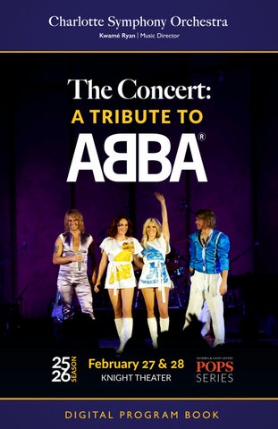 CSO Tribute to ABBA - program 02-27-26