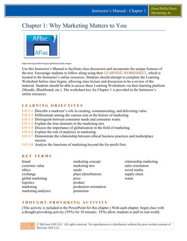 Solution Manual For Marketing Because Everyone Is A Marketer 4e Shane Hunt, John Mello and George De