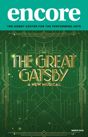 Houston Hobby Center, The Great Gatsby, March 2026