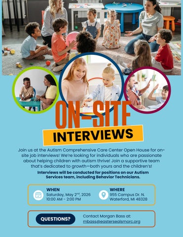 May 2 Open House - On-site Interviews