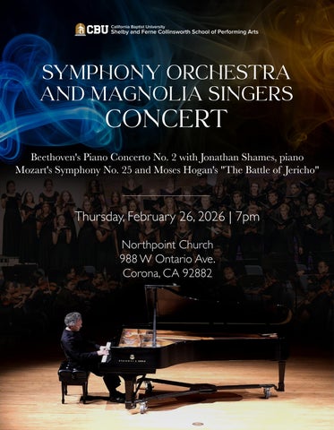 Symphony Orchestra and Magnolia Singers Concert - Digital Program (8.5