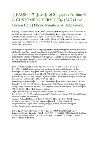 Official-Full-faq-ist-of-Singapore-Air-Customer-service-number