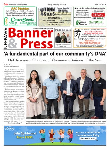Neepawa Banner & Press - Feb. 27, 2026