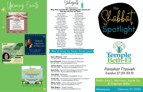 02.27.26 - TBE Shabbat Spotlight