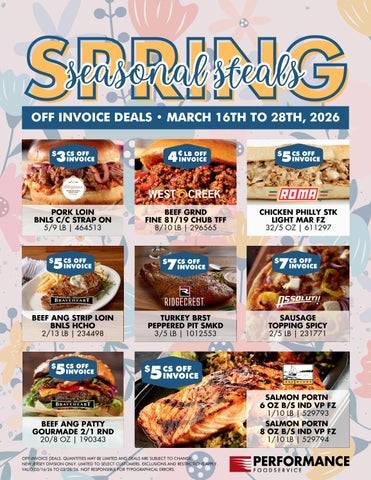 03-16 to 03-28-26 Spring Seasonal Steals