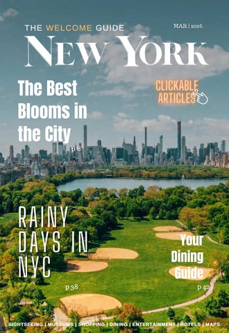 The Welcome Guide NYC March 2026