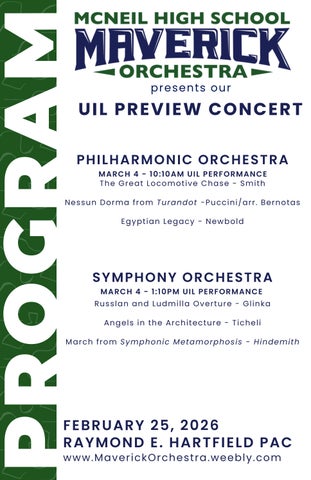 UIL Preview Concert - Full Orchestra 2026