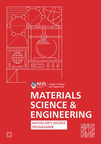 NUS CDE Materials Science & Engineering - 2026