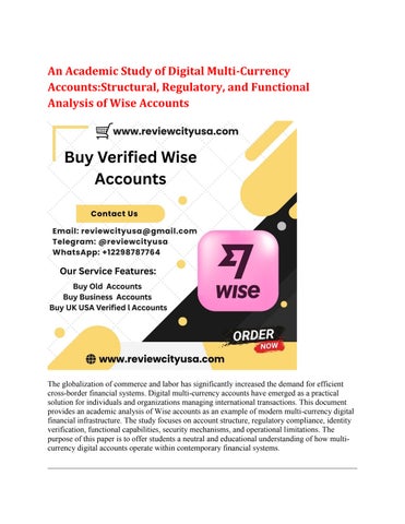 Verified Wise Accounts: Top Sites to Consider Buying From