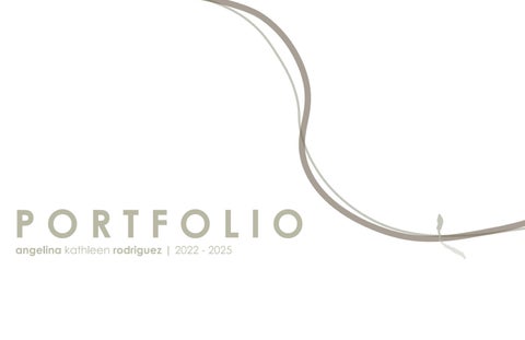 2022-2025 Architecture Portfolio | Angelina Rodriguez