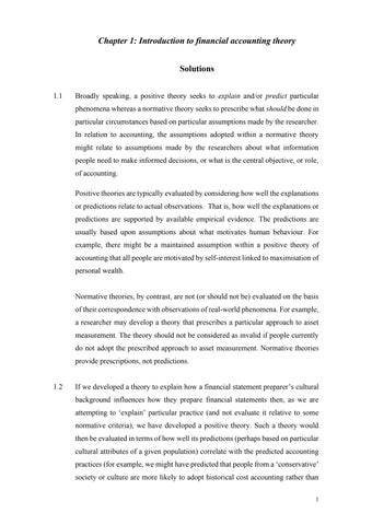 Solution Manual for Financial Accounting Theory 5th Edition by Craig Deegan