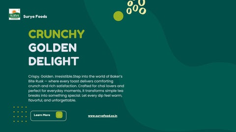 Surya Food Products | Rusk Manufacturers  