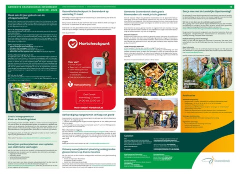 Gemeente Cranendonck week 09 2026